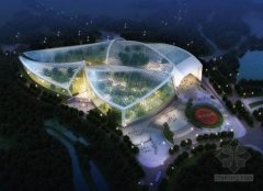 青岛世园会植物馆现美景 本月可竣工