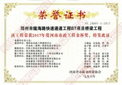 河南省市政工程金杯奖