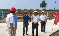 长丰县领导莅临公司监理的皖能长丰县农林生物质发电项目调研指导工作