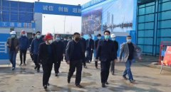 商丘市市长一行督导调研公司监理的金融中心项目