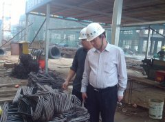 建基常务副总经理姜勇莅临濮阳市分公司下属项目部检查指导工作